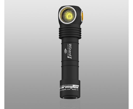 картинка Налобный фонарь ARMYTEK WIZARD Pro Magnet USB Nichia ТЕПЛЫЙ