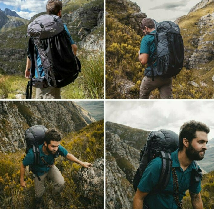 картинка Рюкзак Naturehike NH20BB113 40 л + 5л походный  черный, 6927595765401