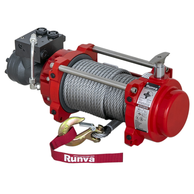 картинка Гидравлическая лебедка Runva 15000 lbs 6800 кг 33,4:1 в раму
