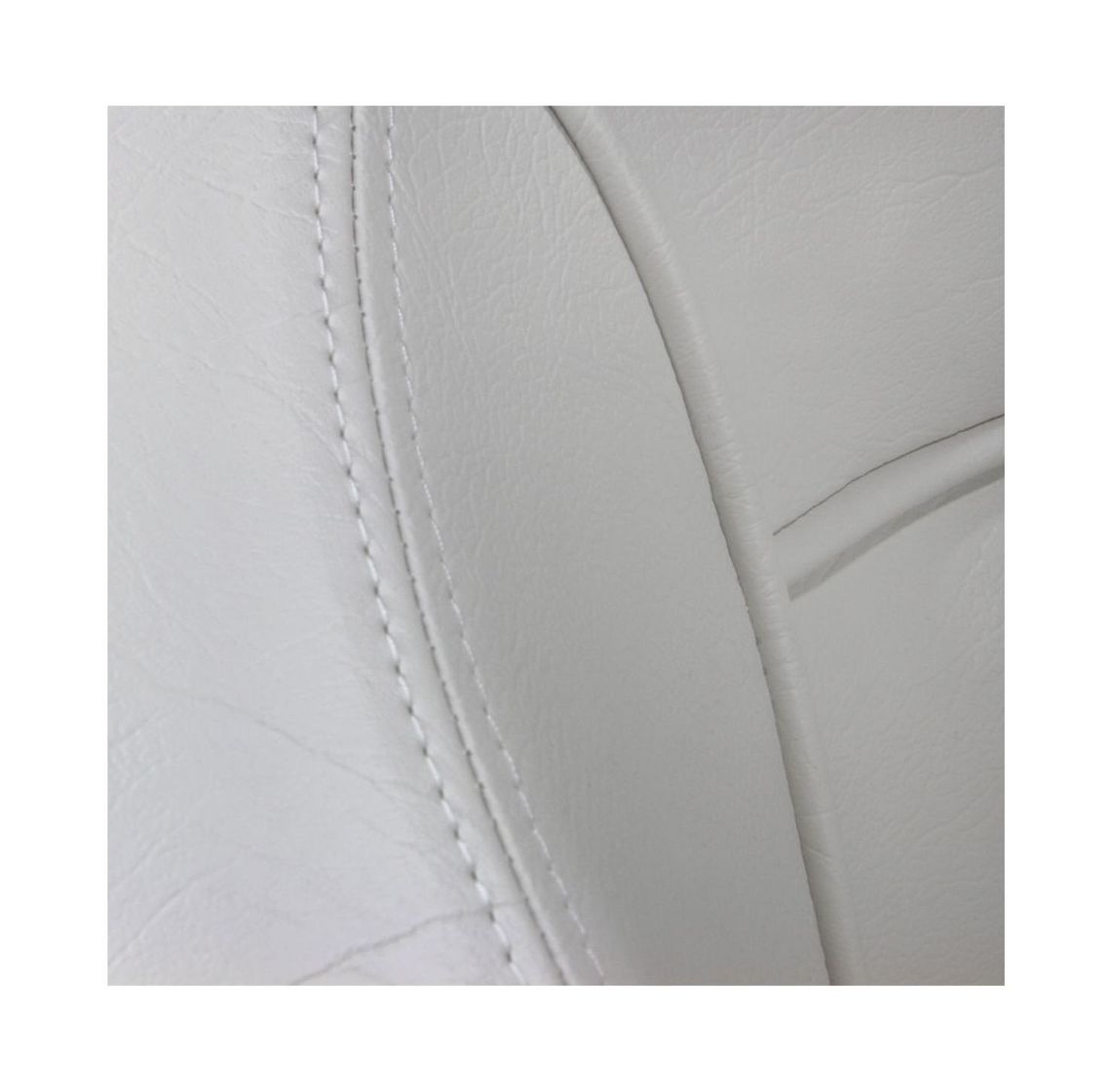 картинка Кресло ROMEO мягкое, подставка, обивка белый винил