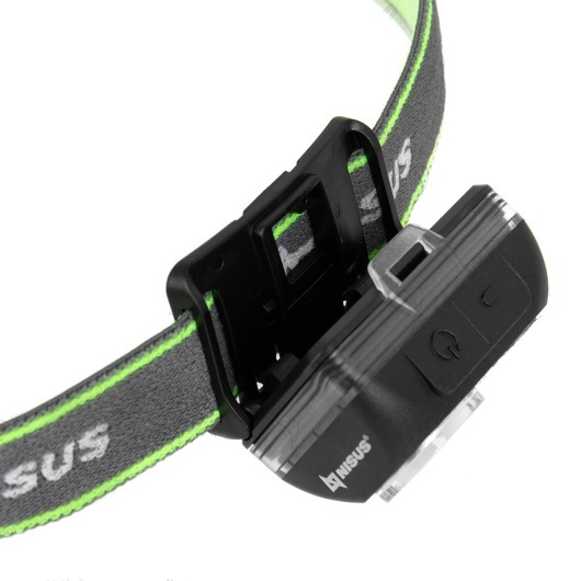 картинка Фонарь налобный NISUS водонепроницаемый 300LM, IPX7, USB