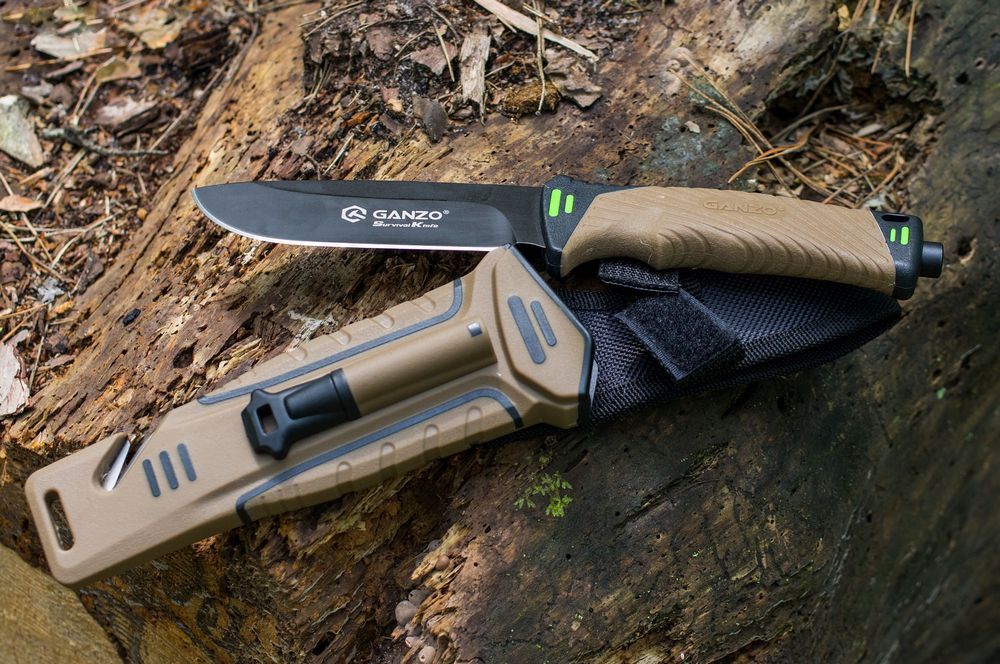 картинка Нож Ganzo G8012 оранжевый