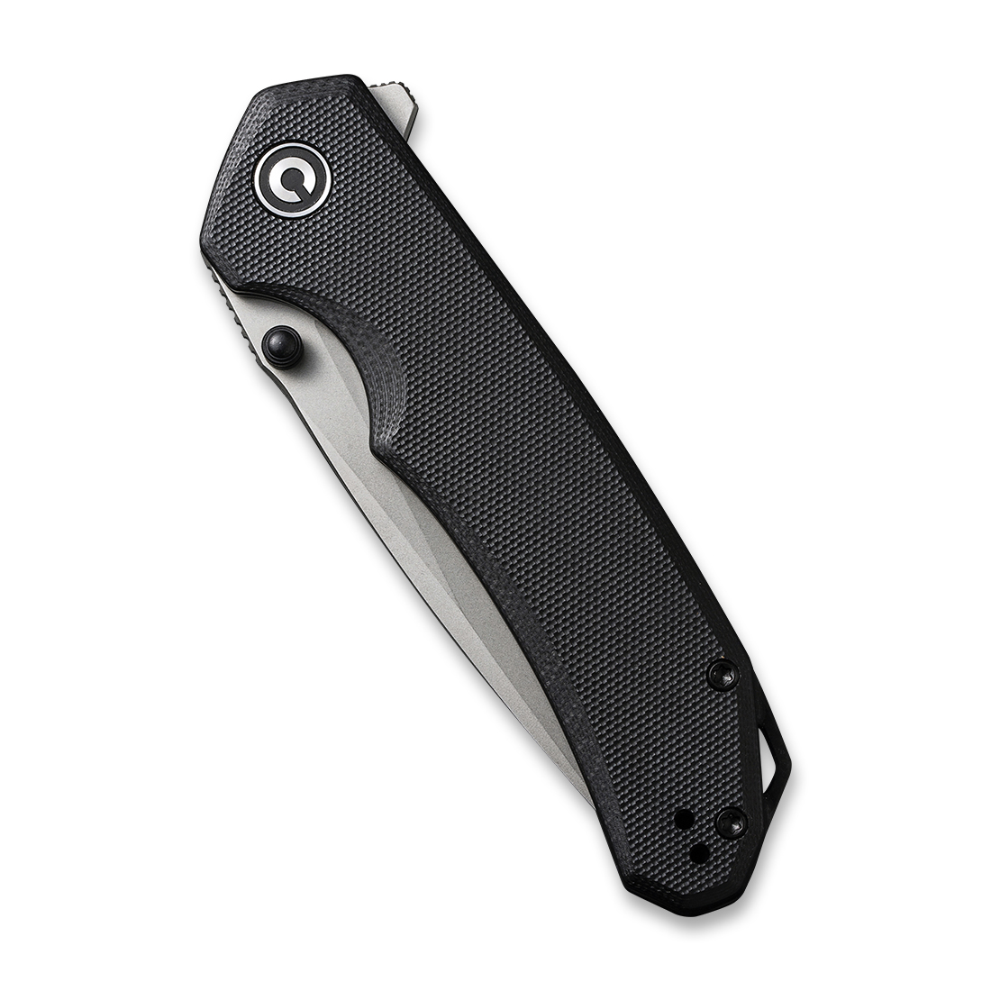 картинка Складной нож CIVIVI Brazen 14C28N Steel Stonewashed Handle G10 Black C2102C