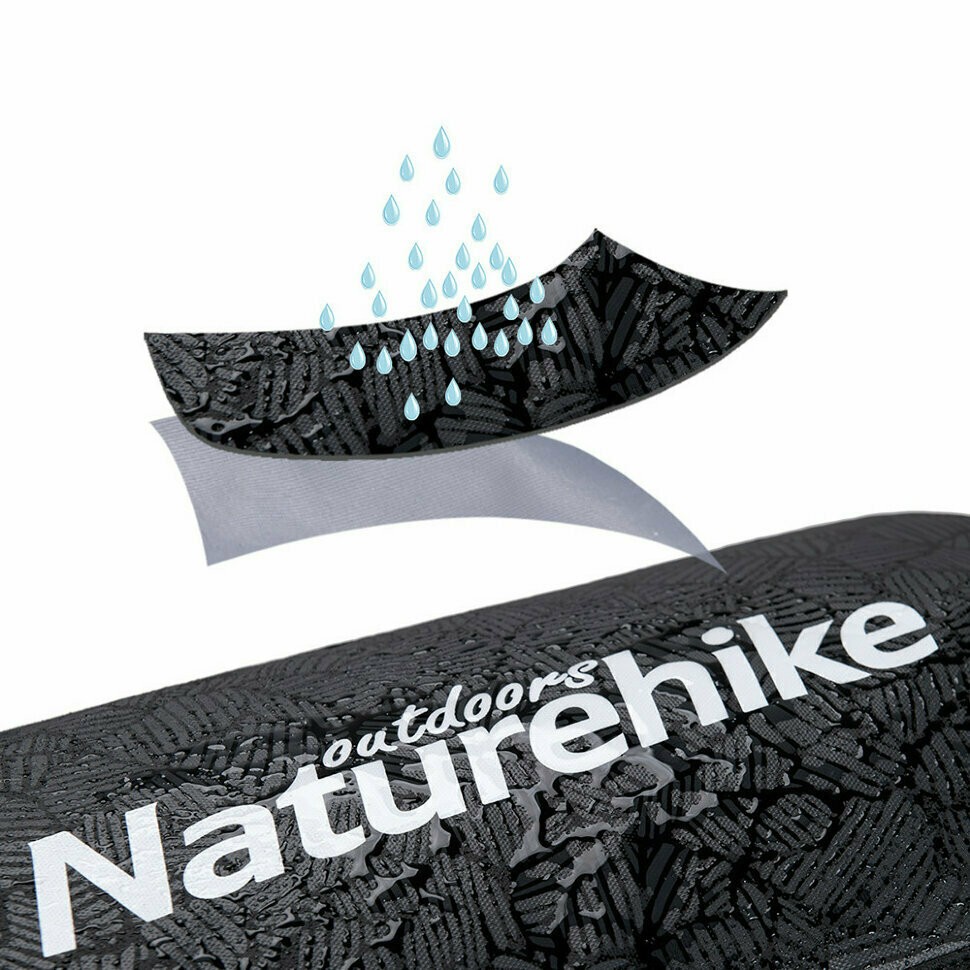 картинка Сумка Naturehike NH19SN002 для спортзала черная L, 6927595738832