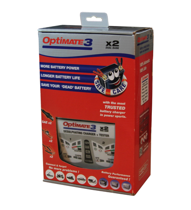 картинка Автомобильное зарядное устройство Optimate 3 X2 канала TM450