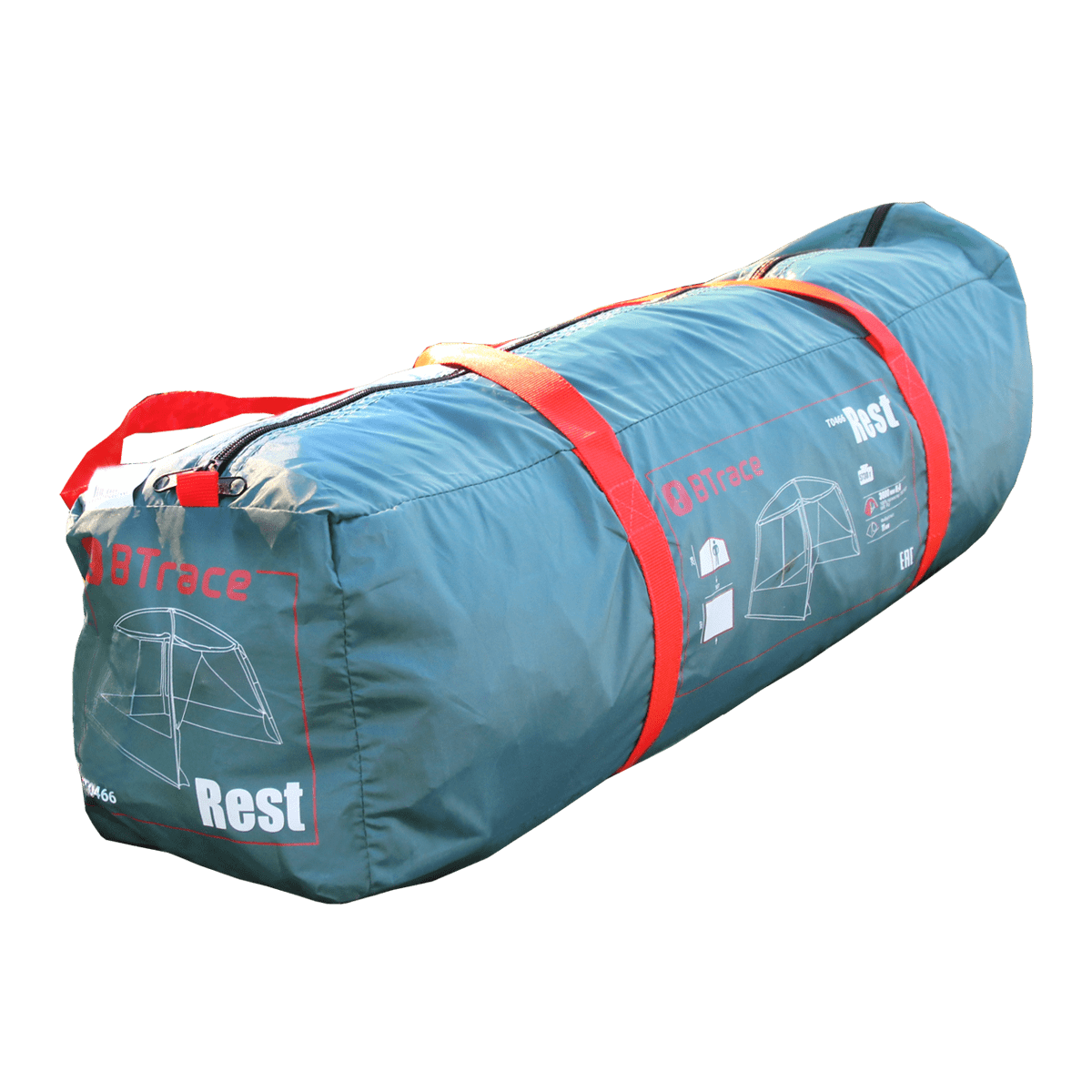 картинка Палатка-шатер BTrace Rest (Зеленый/Серый)