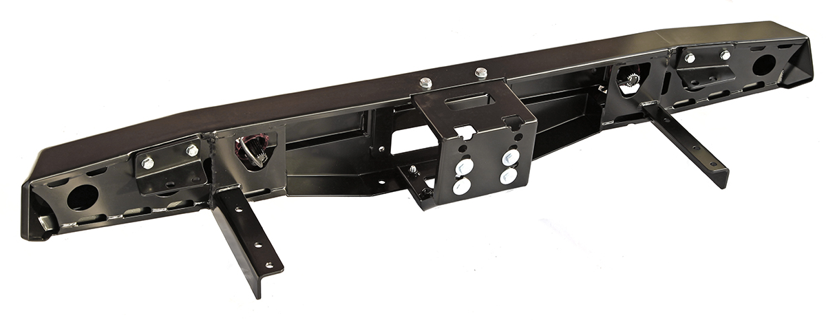 картинка Бампер задний РИФ УАЗ Хантер с площадкой под лебедку и фонарями стандарт