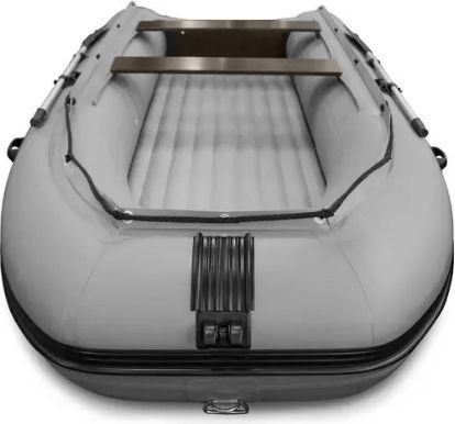 картинка Надувная лодка ПВХ SOLAR-470 Strela Jet tunnel, серый