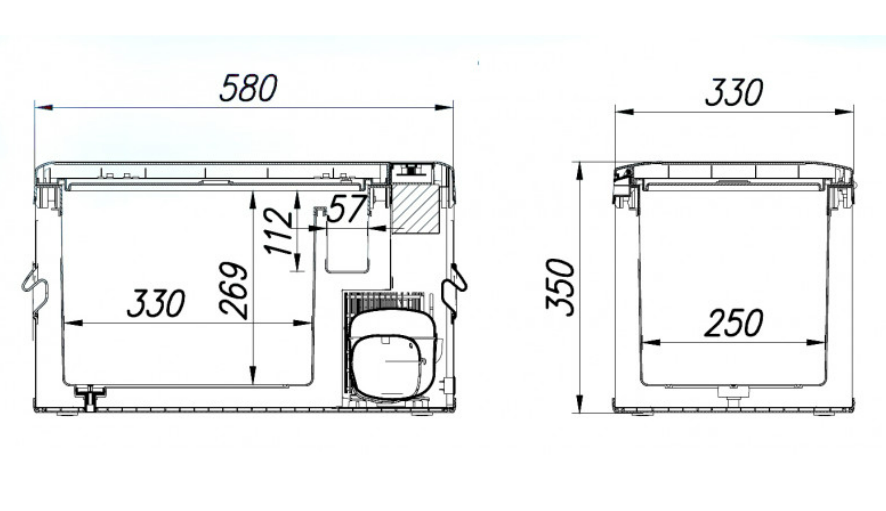 картинка Холодильник автомобильный ALPICOOL MK-25 25л 12/24