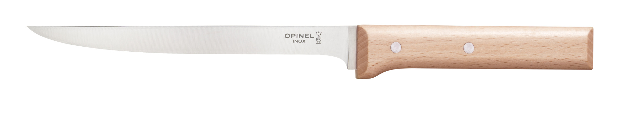 картинка Нож филейный Opinel №121, деревянная рукоять, нержавеющая сталь, 001821
