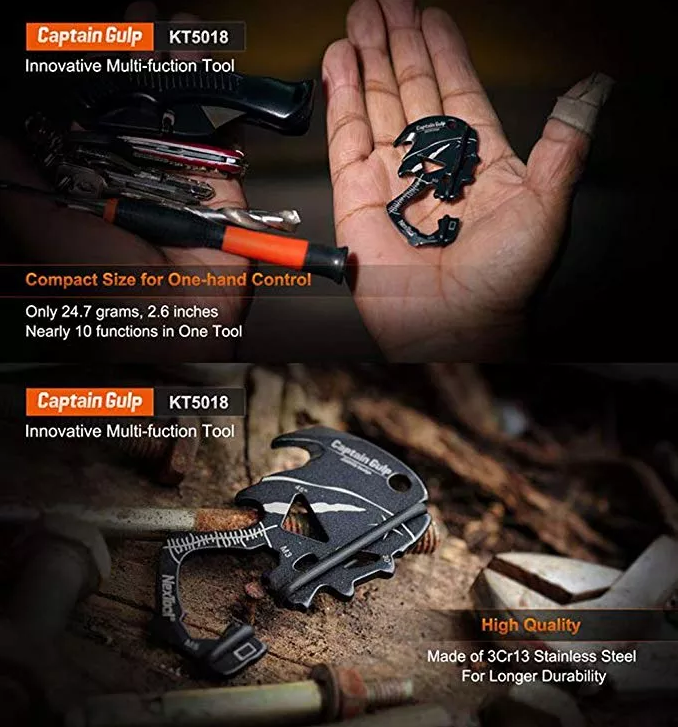 картинка Брелок мультитул NexTool Captain Gulp KT5018