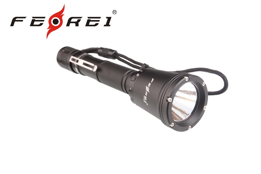 картинка Фонарь для дайвинга Ferei W158 набор, серебряный