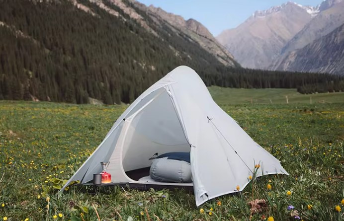 картинка Палатка Naturehike Cloud Up UL Si 1-местная, алюминиевый каркас, серая