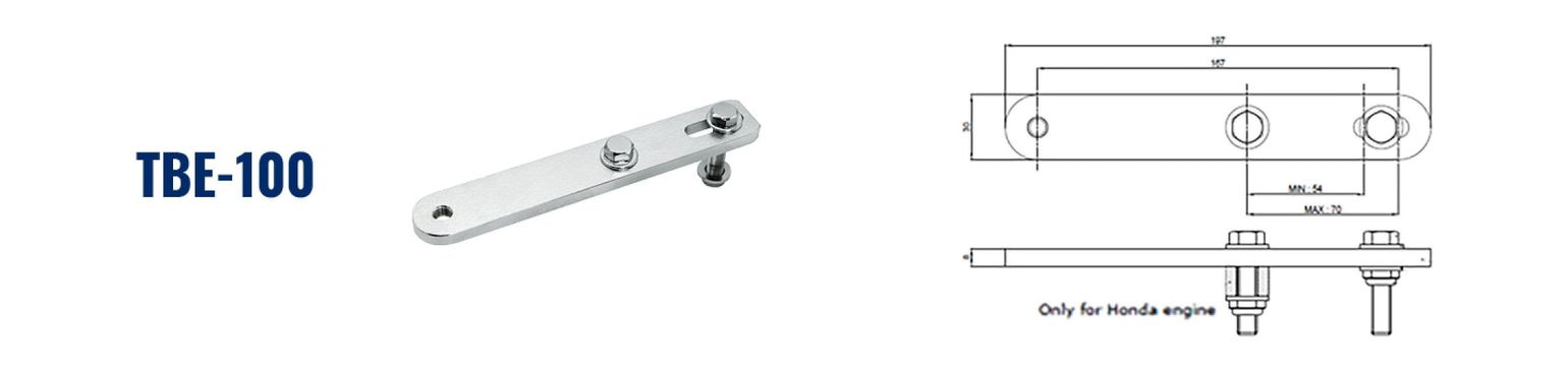 картинка Кронштейн для крепления к рулевой тяге TBE-100, Sea First