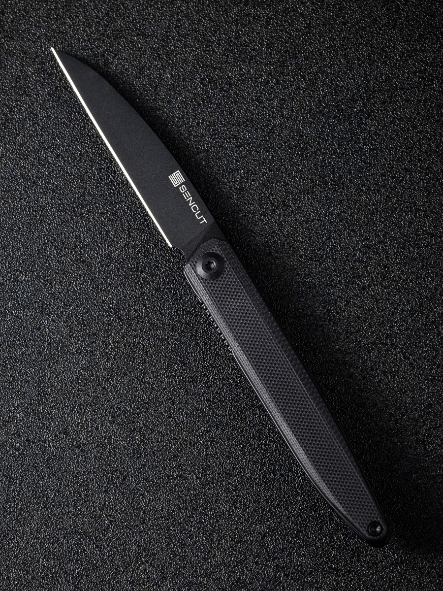 картинка Складной нож SENCUT Jubil D2 Steel Black Handle G10 Black
