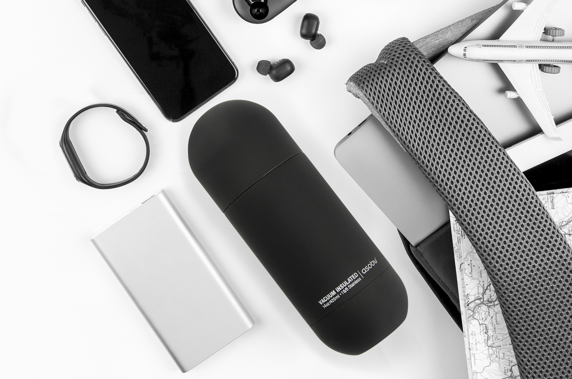 картинка Термос ORB, 430 мл, черный