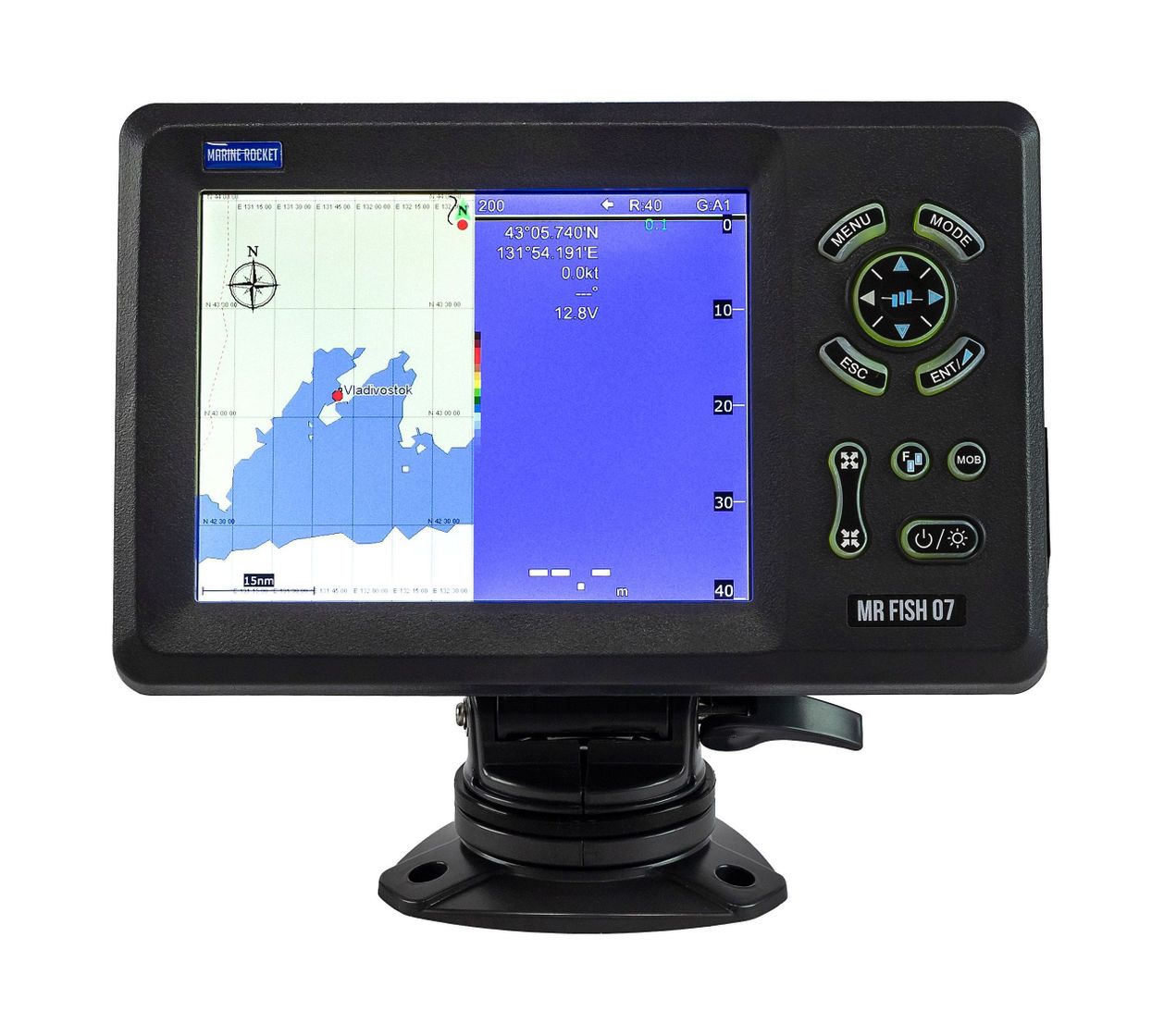 картинка Картплоттер морской 7", Marine Rocket