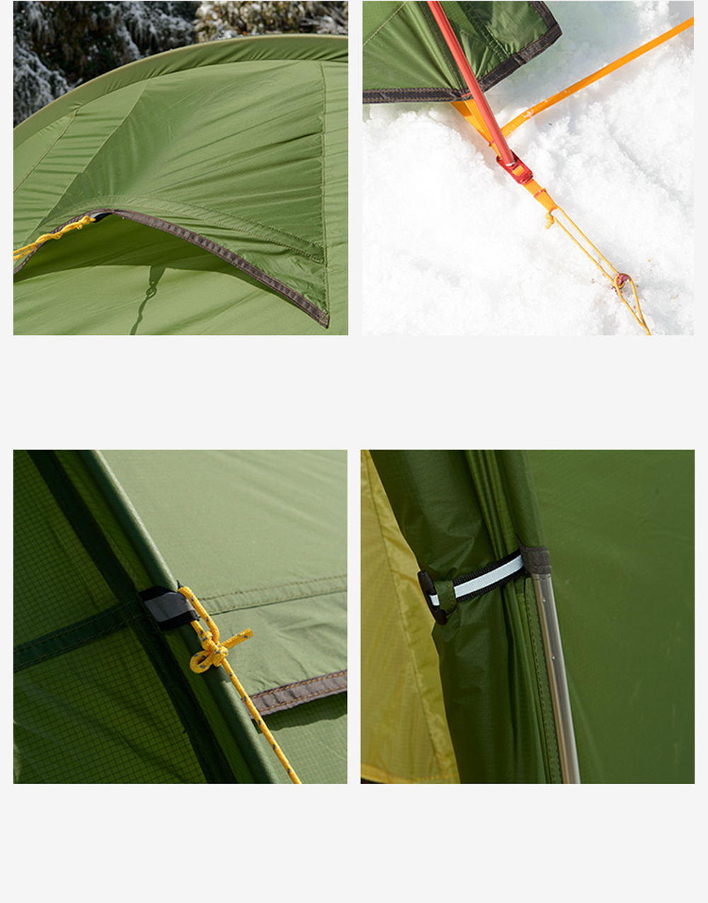 картинка Палатка 2-местная Naturehike Opalus NH17L001-L, 20D, зеленый, 6976023924781