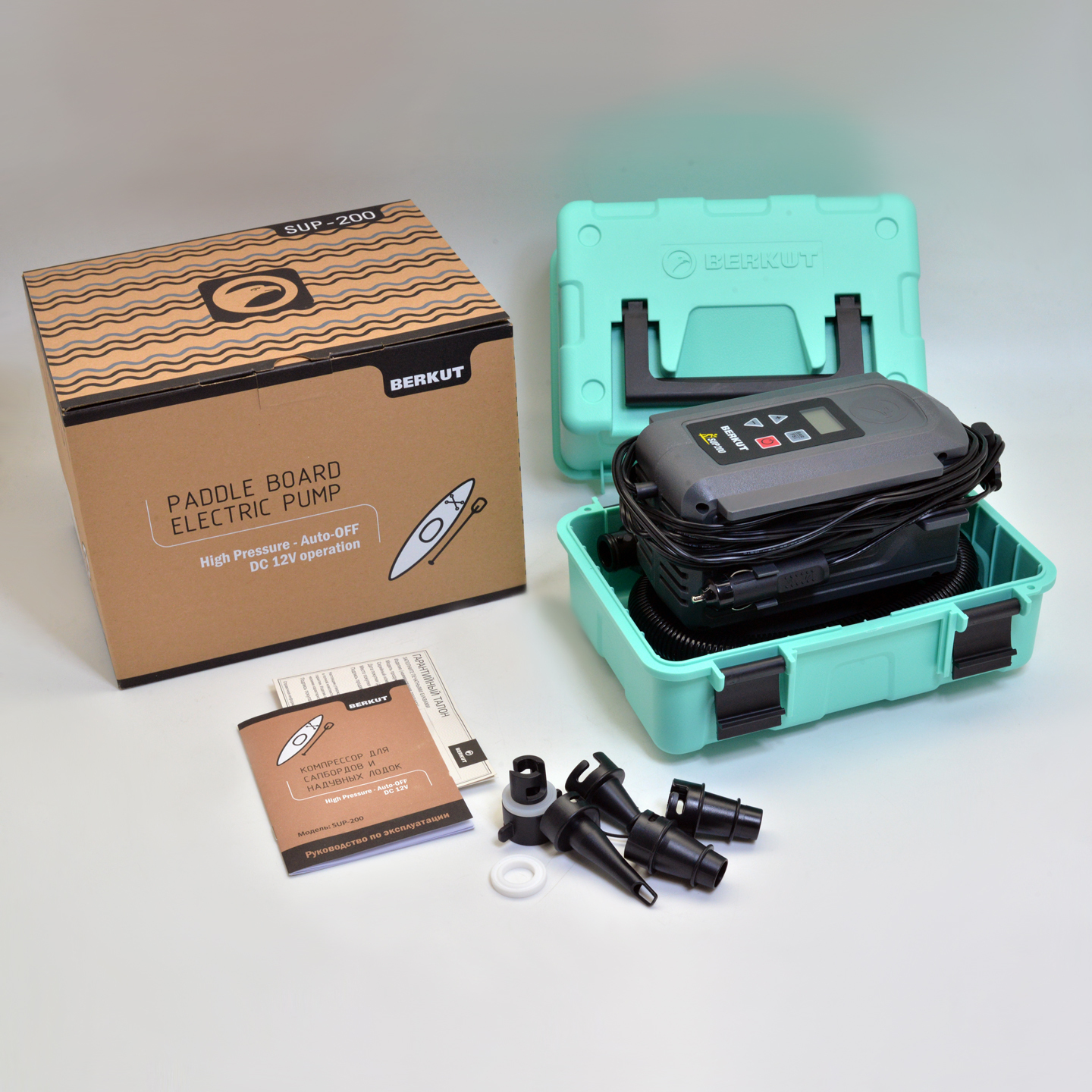 картинка Компрессор для накачивания сапбордов и лодок BERKUT SUP-200