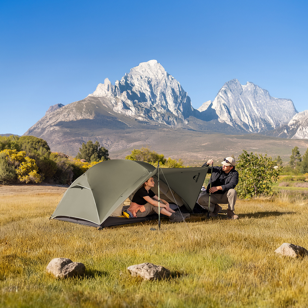 картинка Палатка Naturehike Mongar CNK2550WS037 20D трехместная, зеленый