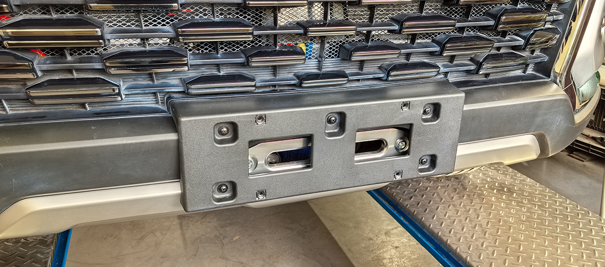 картинка Площадка лебедки Changan Hunter Plus в штатный бампер 