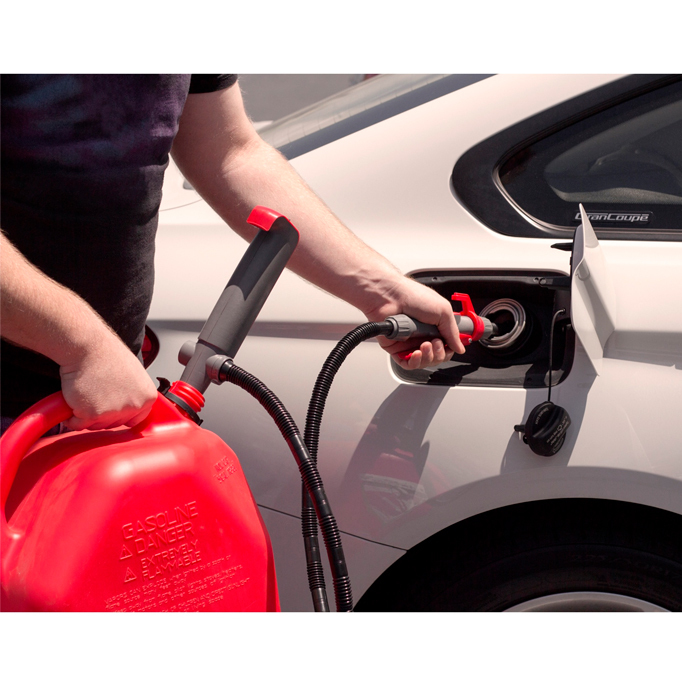 картинка Насос TREP01 для бензина на батарейках с пистолетом (9 л/мин)