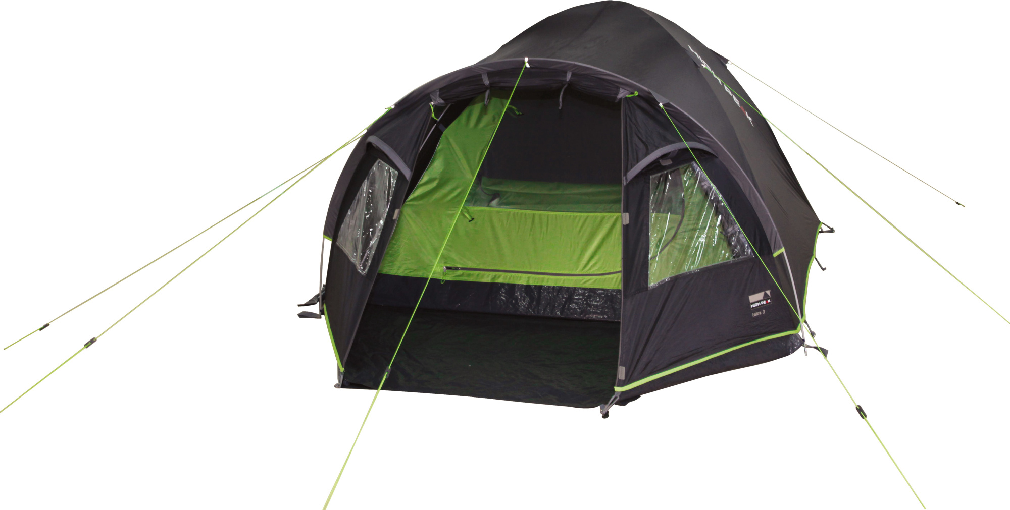 картинка Палатка High Peak Talos 3 320х180х120 см. (тёмно-серый)