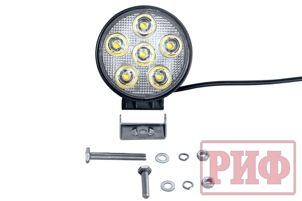 картинка Фара рабочего света РИФ D116 мм 18W