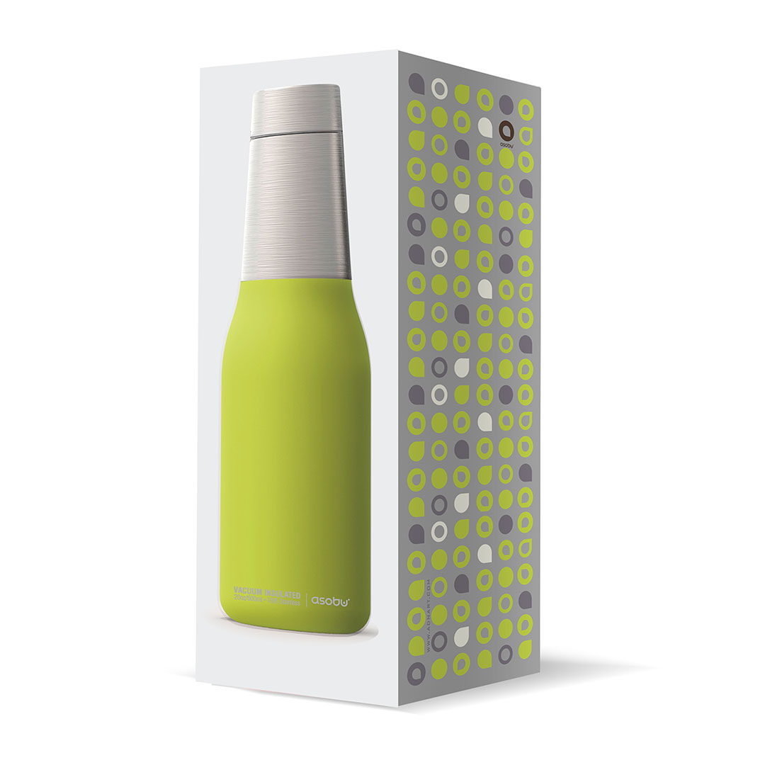 картинка Термобутылка OASIS, 600 мл, черная