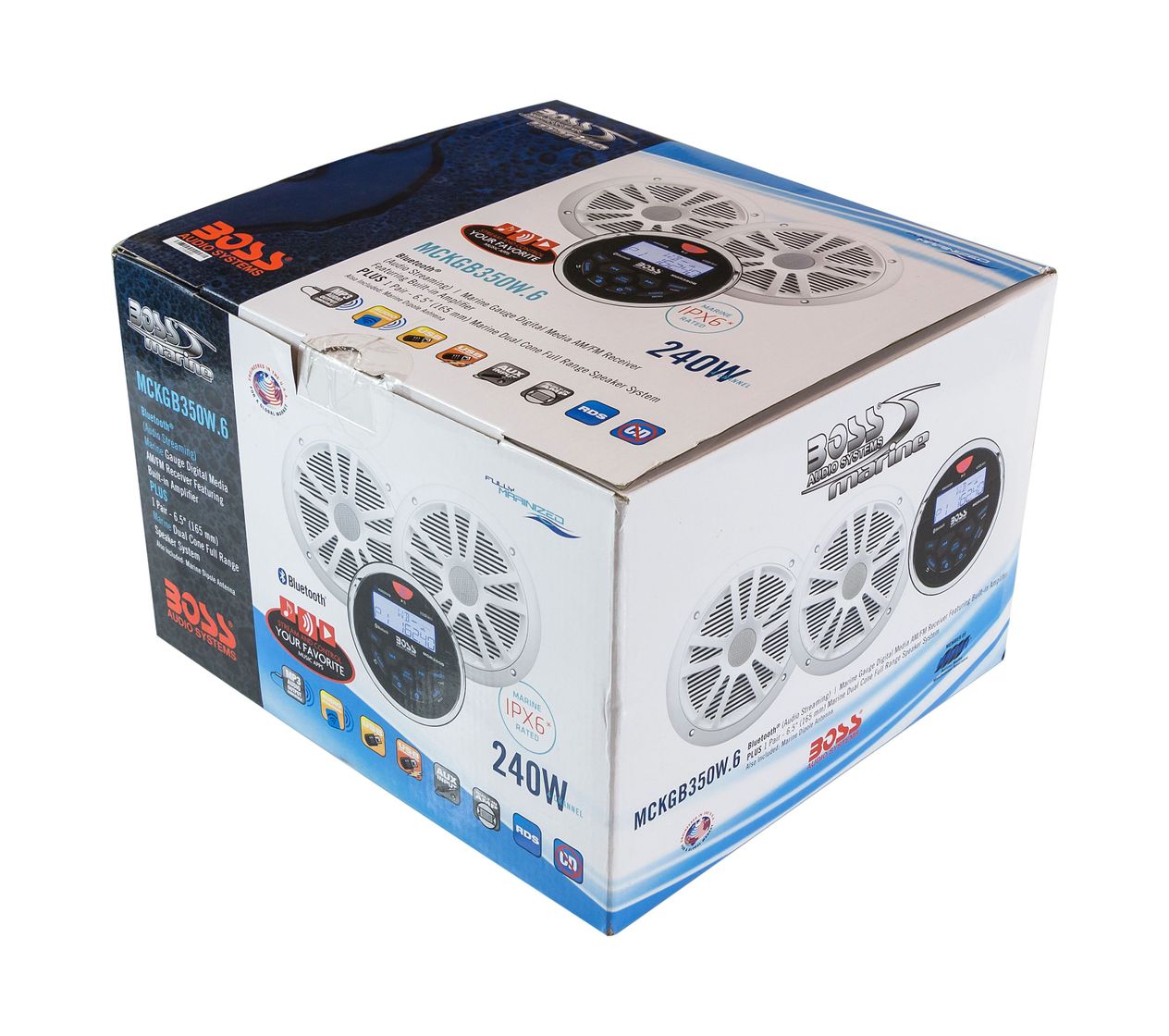 Морская акустика BOSS MCKGB350W.6 (комплект2)