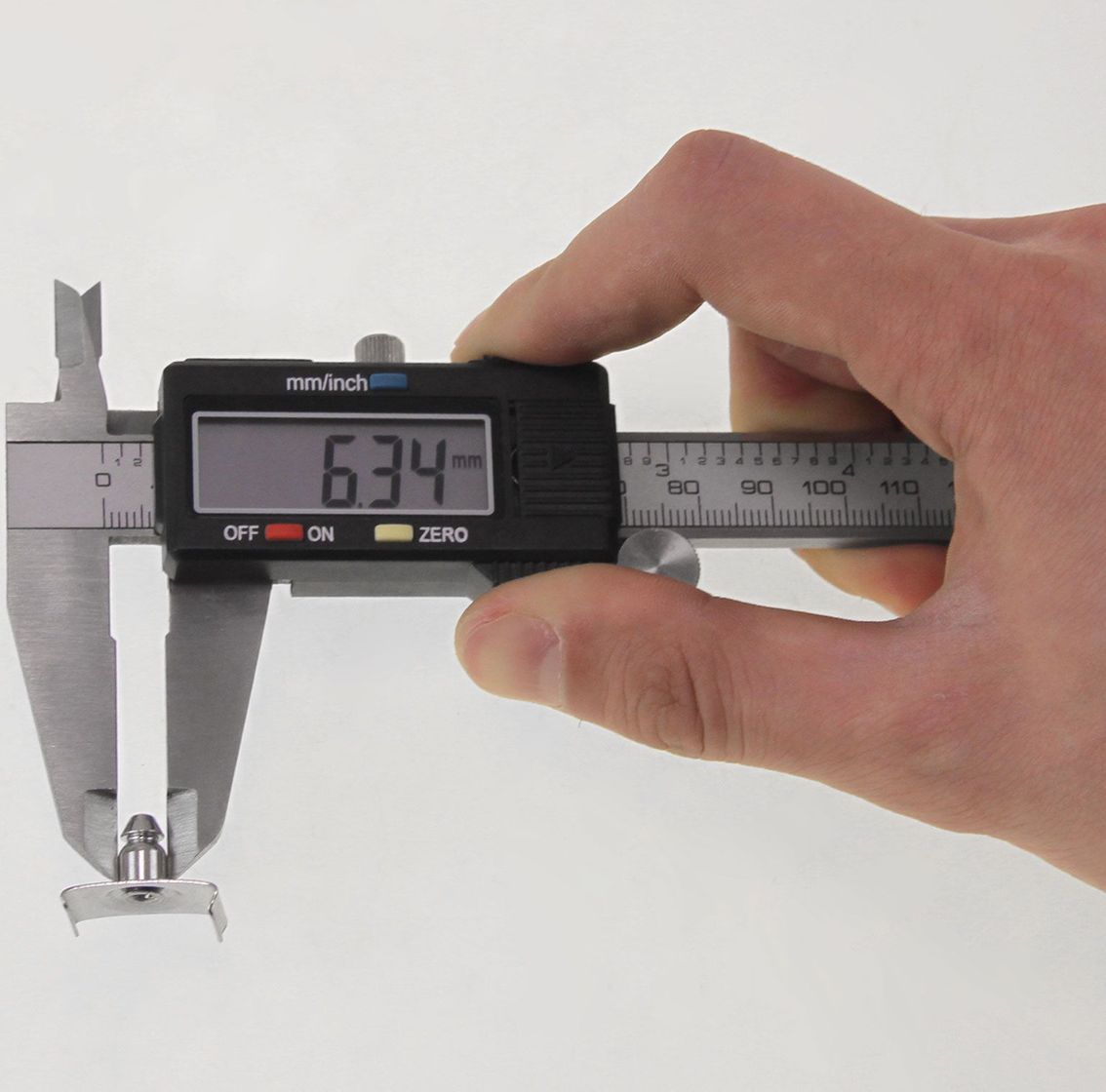 картинка Ответная часть DOT для тентовой застежки на клипсе, никелированная латунь