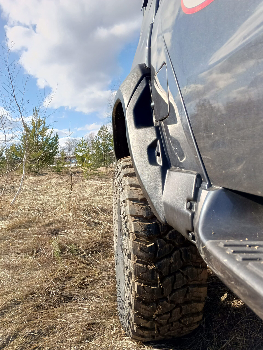 картинка Расширители колёсных арок УАЗ Пикап NEW (без накладок на бампер) рестайлинг