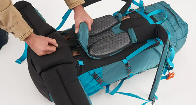 картинка Рюкзак туристический Naturehike 55 л, черный