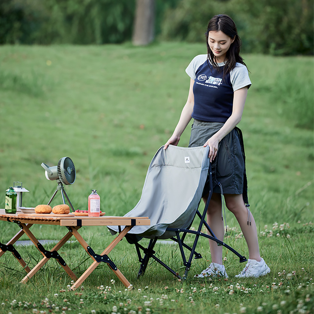 Кресло Naturehike Moon Chair CNK23JU0001 складное серый,6976023929786