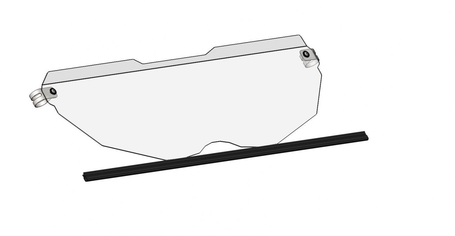 картинка Лобовое стекло половинка Can-Am Maverick X3