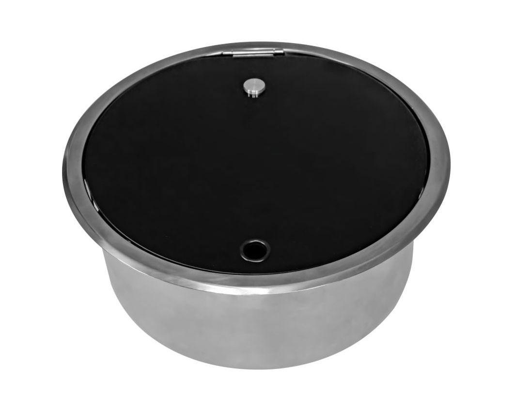 картинка Мойка круглая, стеклянная крышка, Marine Rocket