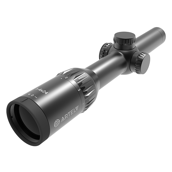 картинка Прицел Artelv CRS Fiber Green 1-4x24 SFP 30мм