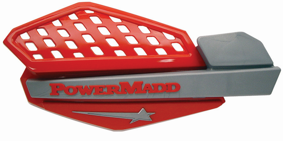 Ветровые щитки для квадроцикла "PowerMadd" Серия Star, красный/серебристый