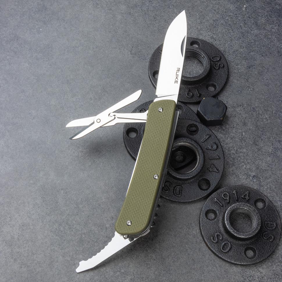 картинка Нож multi-functional Ruike L31-G зеленый