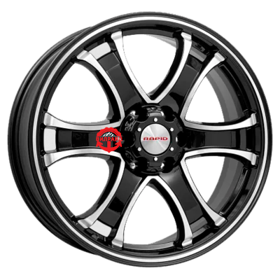 картинка Диск K&K 7,5x18/6x139,7 ET25 D106,1 Балеар-оригинал (КС727) Алмаз черный