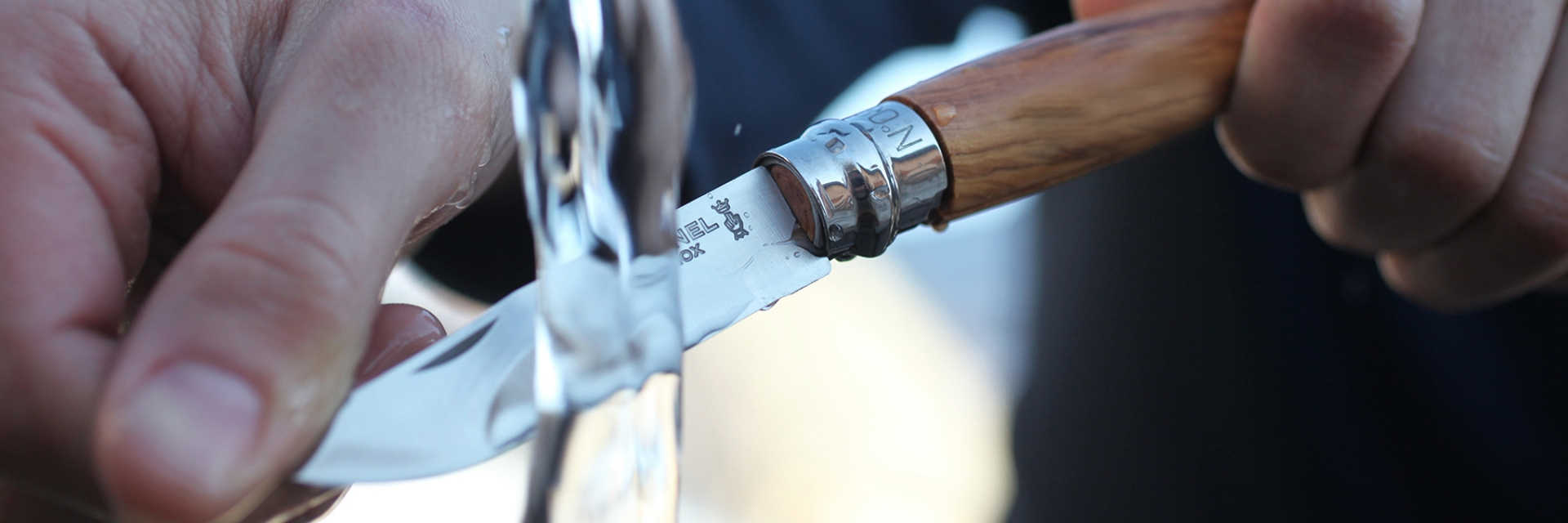 картинка Нож Opinel №6, нержавеющая сталь, рукоять из оливкового дерева, 000983