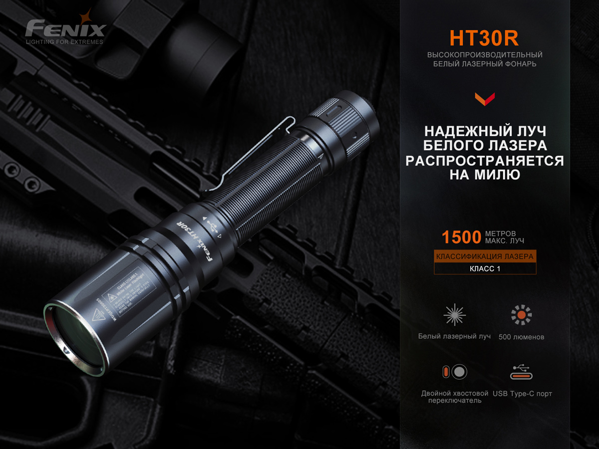 картинка Фонарь Fenix HT30R, HT30R