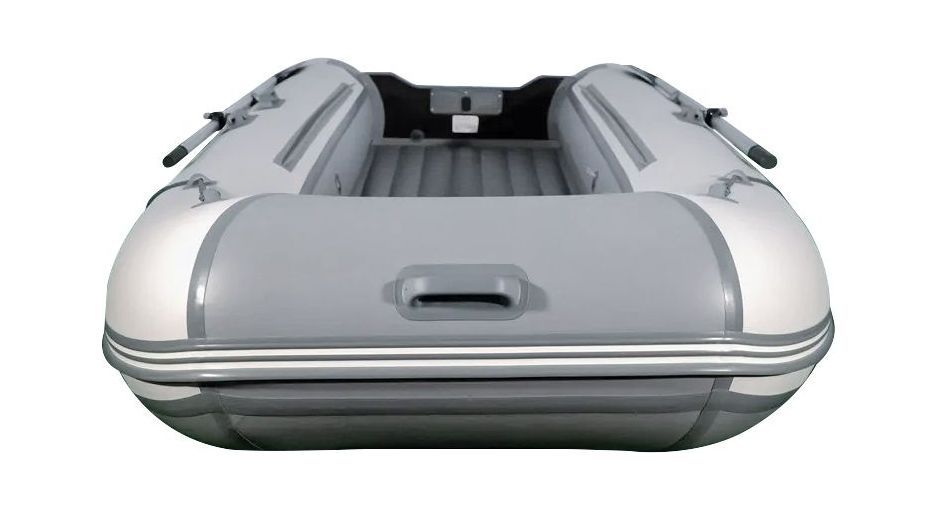 картинка Надувная лодка ПВХ, RiverBoats RB 350 НДНД, серо-оранжевый