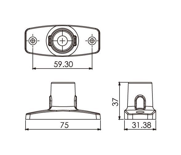 картинка Огонь топовый на стойке 4", светодиодный