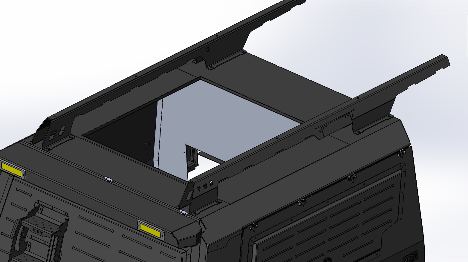 картинка Кунг алюминиевый для Toyota Land Cruiser 79 (короткий кузов) — KDT 2028L