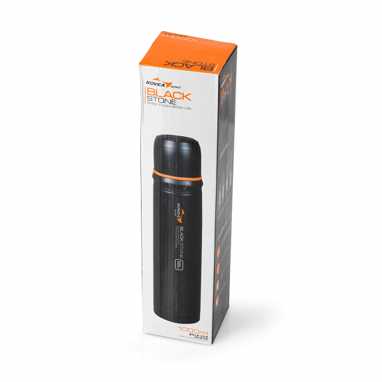 картинка Термос KOVEA KDW-BS1000 Black Stone черный, 1000мл