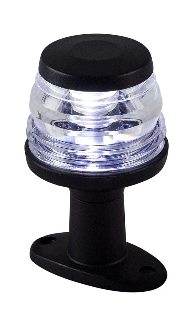 картинка Огонь топовый на стойке 4", черный, пластиковый, 12 В, LED, Ba15d