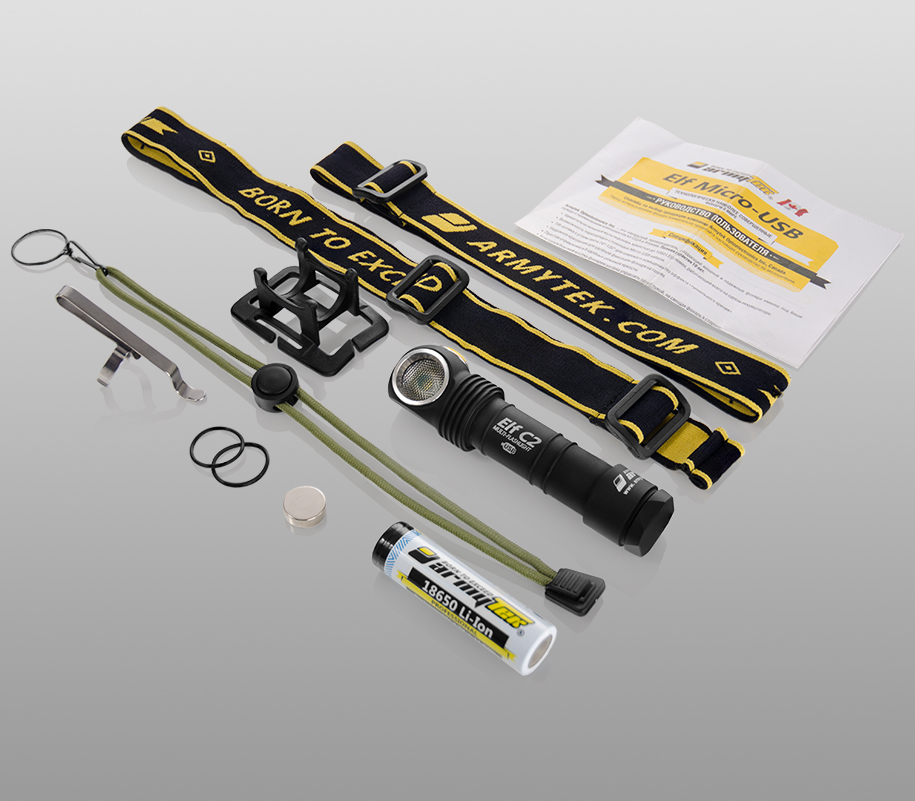 картинка Налобный фонарь ARMYTEK ELF C2 Micro-USB XP-L БЕЛЫЙ