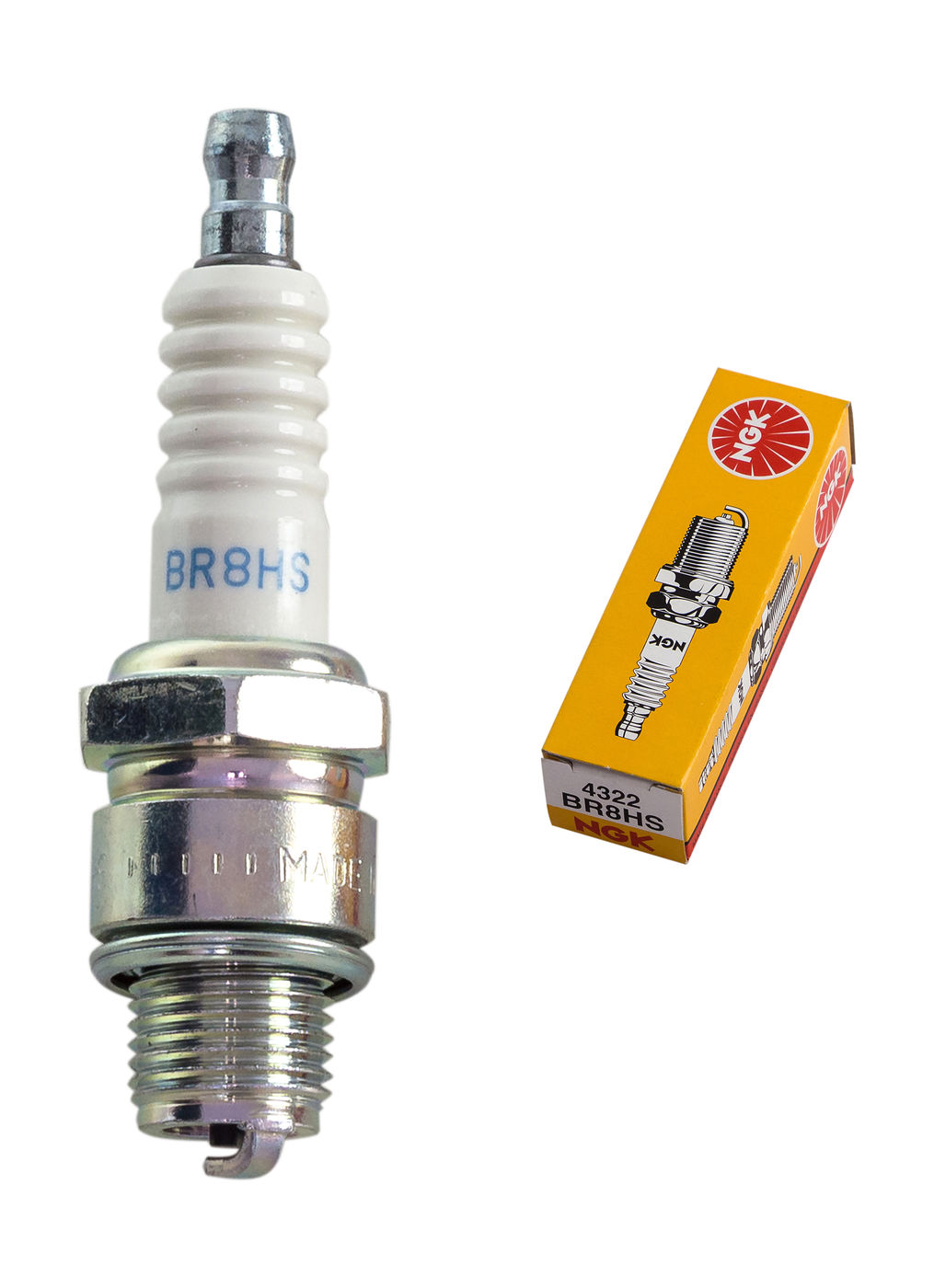 картинка Свеча зажигания NGK BR8HS, 4322