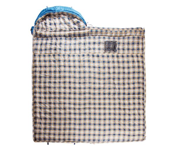 картинка Мешок спальный BTrace Mega (Левый,Серый/Синий), (ТПК: -10°C)